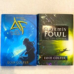 Artemis Fowl: 2 Hardback Books EUC